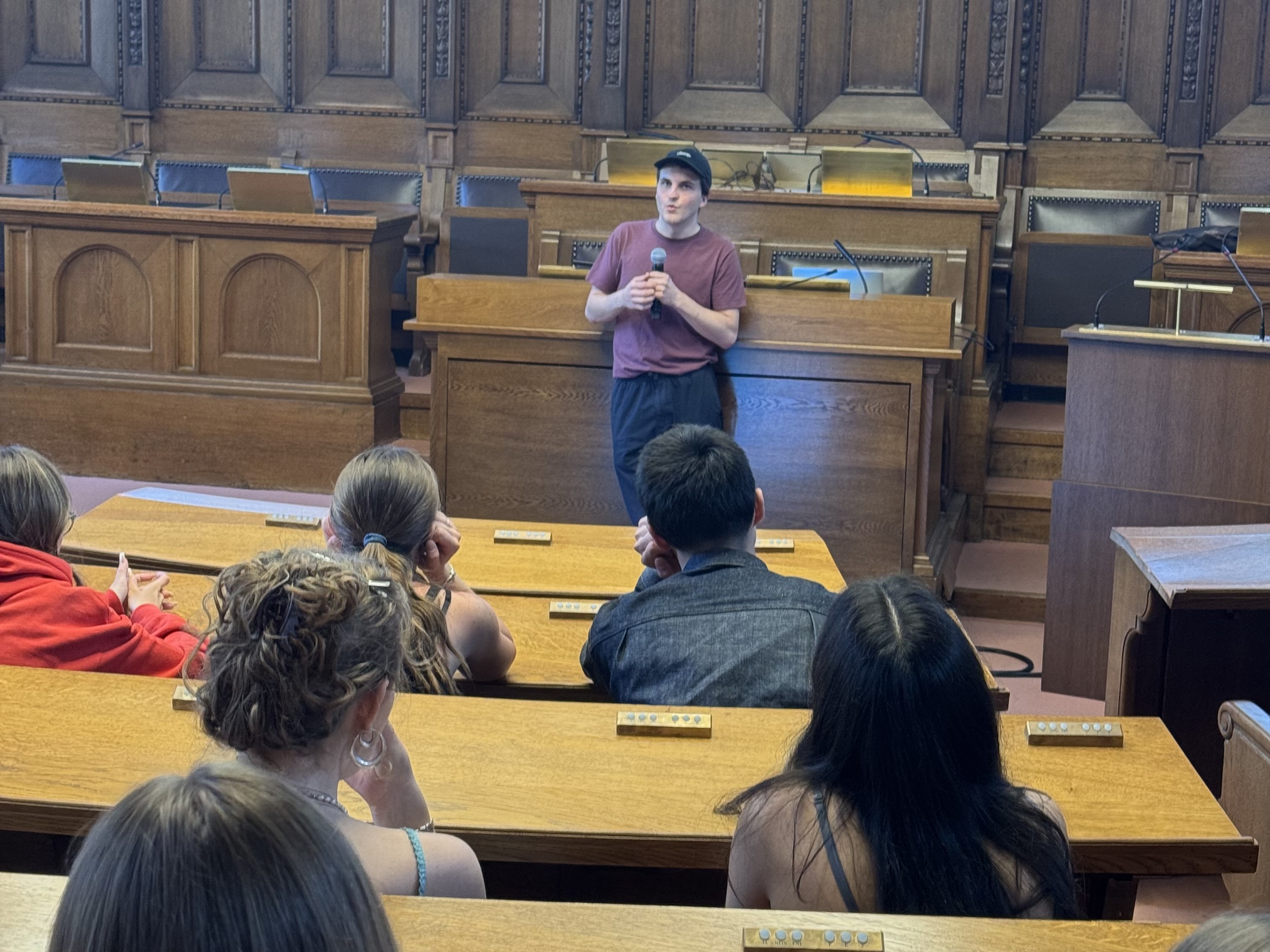 Eines der jüngsten Ratsmitglieder: Laurin Hoppler